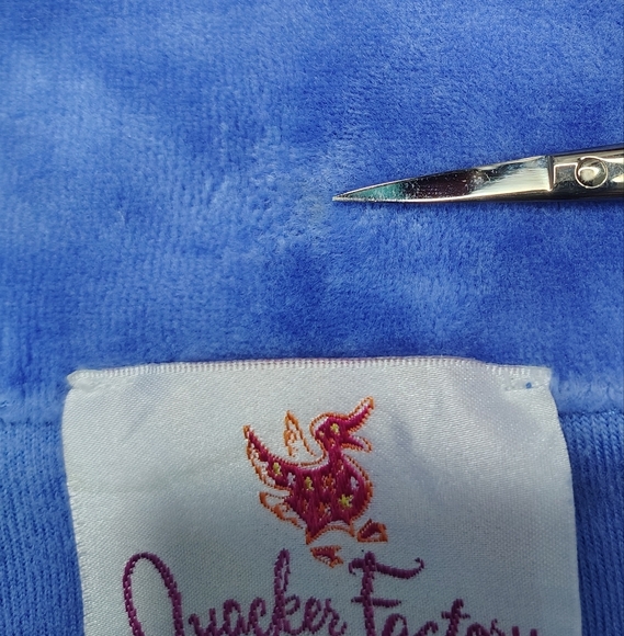 Cotton Velvet Quacker Factory Women's Full Zip Sweatshirt rhinestone, Size 1X, - Picture 14 of 16